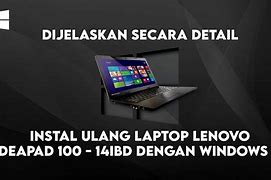 Cara Menginstal Laptop Lenovo